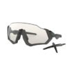Flight Jacket Steel / Clear & Black Iridium Photochromic